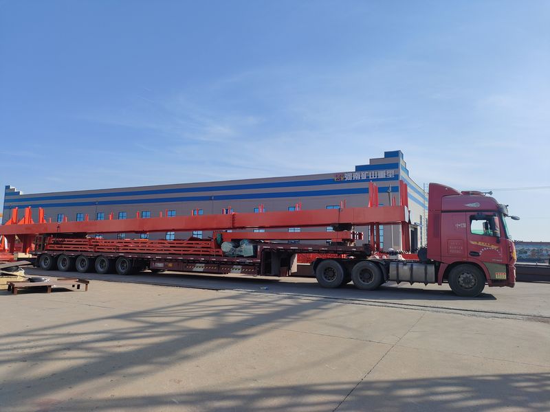 電動葫蘆門式起重機  2臺 MHxh10t—24m 制作完成，發(fā)往湖北交付客戶使用